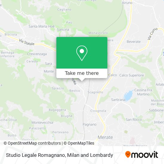 Studio Legale Romagnano map