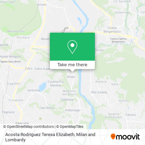 Acosta Rodriguez Teresa Elizabeth map