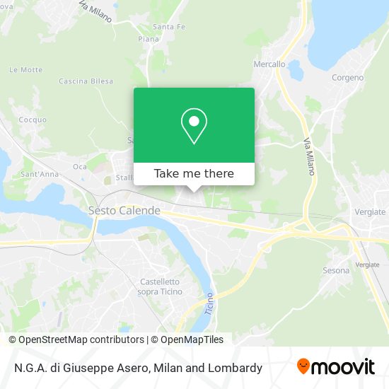N.G.A. di Giuseppe Asero map