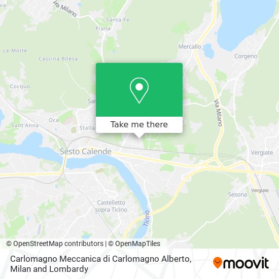 Carlomagno Meccanica di Carlomagno Alberto map
