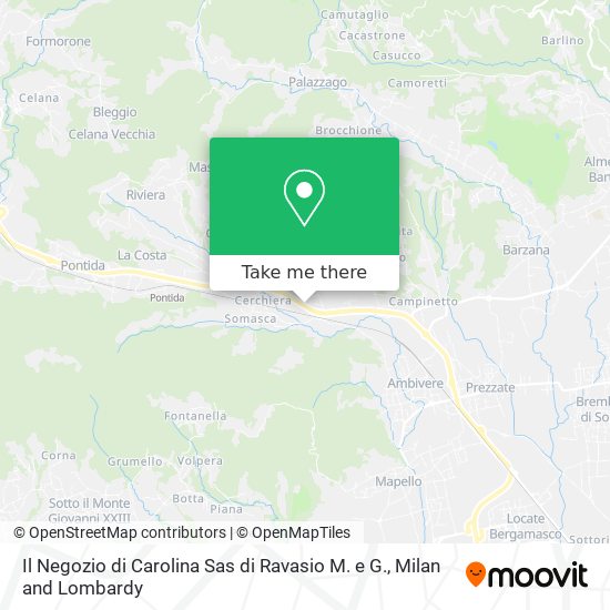 Il Negozio di Carolina Sas di Ravasio M. e G. map