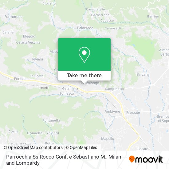 Parrocchia Ss Rocco Conf. e Sebastiano M. map