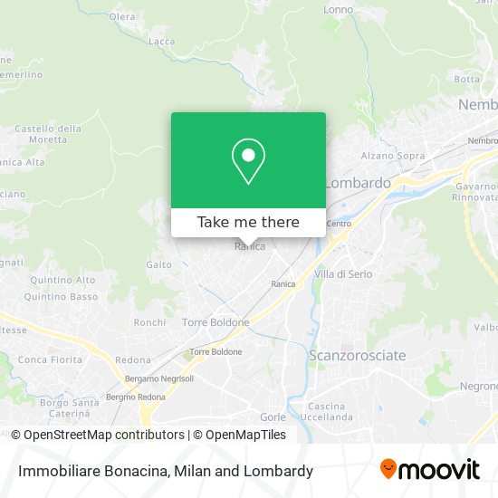 Immobiliare Bonacina map