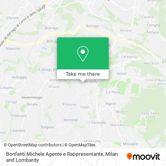 Bonfanti Michele Agente e Rappresentante map