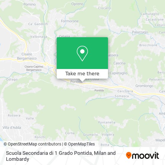 Scuola Secondaria di 1 Grado Pontida map