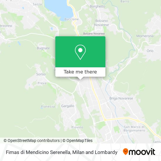 Fimas di Mendicino Serenella map