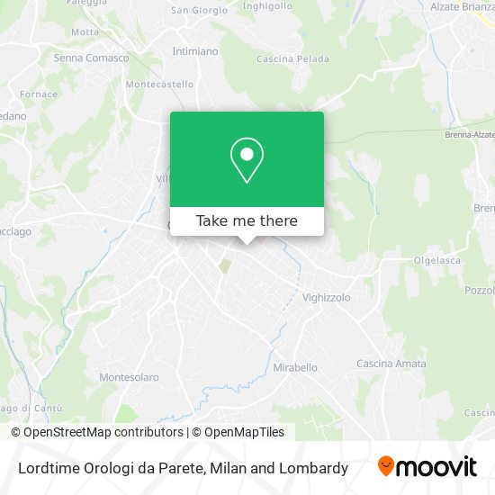 Lordtime Orologi da Parete map