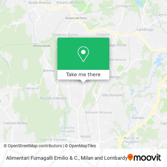 Alimentari Fumagalli Emilio & C. map