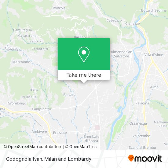 Codognola Ivan map