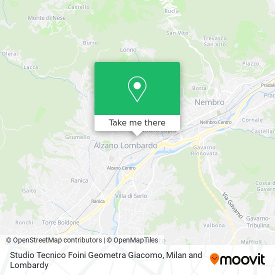 Studio Tecnico Foini Geometra Giacomo map