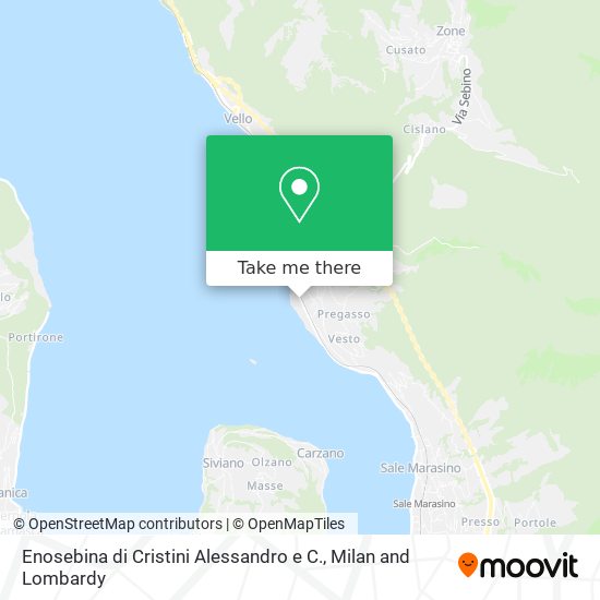 Enosebina di Cristini Alessandro e C. map