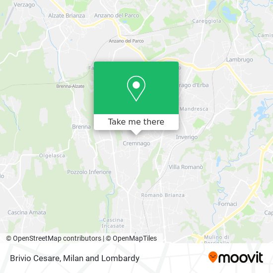 Brivio Cesare map