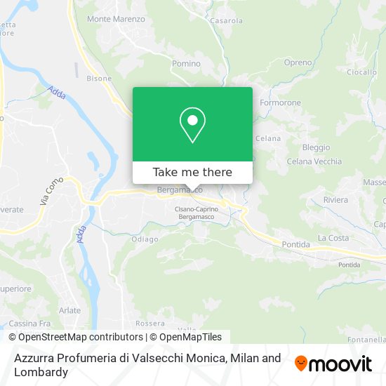 Azzurra Profumeria di Valsecchi Monica map