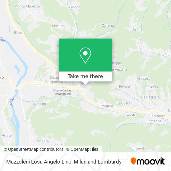 Mazzoleni Losa Angelo Lino map