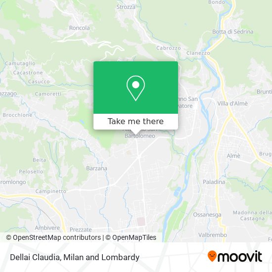 Dellai Claudia map