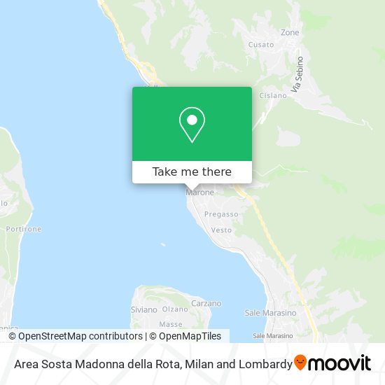 Area Sosta Madonna della Rota map