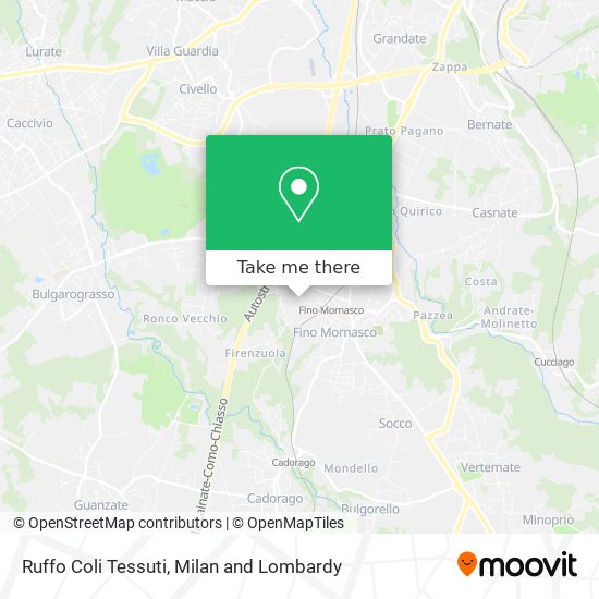 Ruffo Coli Tessuti map