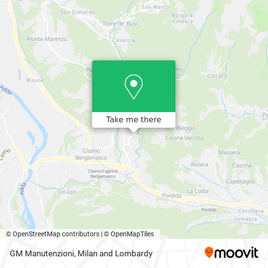 GM Manutenzioni map