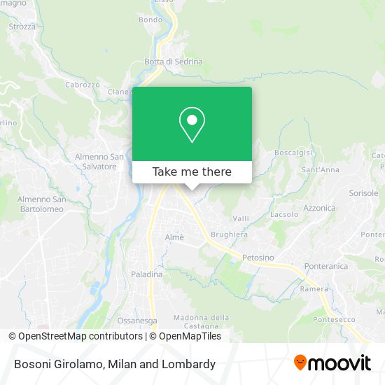 Bosoni Girolamo map
