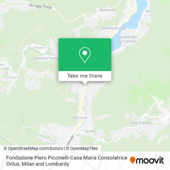 Fondazione Piero Piccinelli-Casa Maria Consolatrice Onlus map