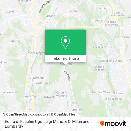 Edilfa di Facchin Ugo Luigi Mario & C map