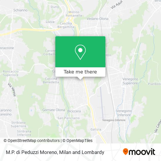 M.P. di Peduzzi Moreno map