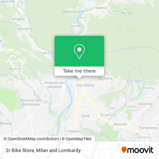 2r Bike Store map