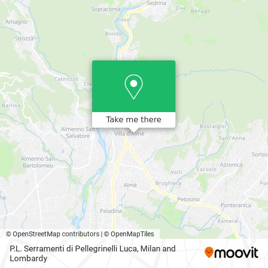 P.L. Serramenti di Pellegrinelli Luca map
