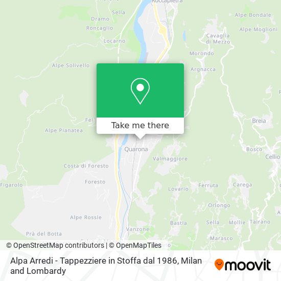 Alpa Arredi - Tappezziere in Stoffa dal 1986 map