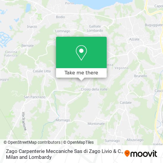 Zago Carpenterie Meccaniche Sas di Zago Livio & C. map