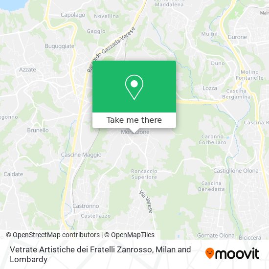 Vetrate Artistiche dei Fratelli Zanrosso map