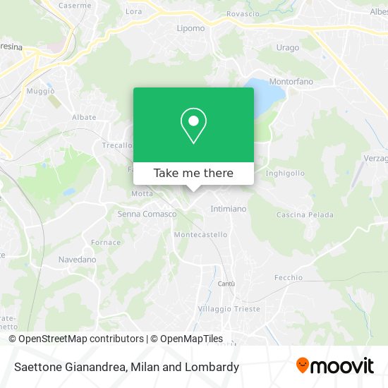 Saettone Gianandrea map
