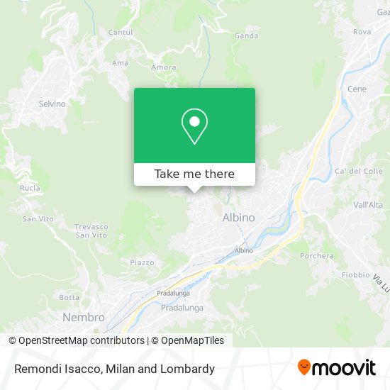 Remondi Isacco map