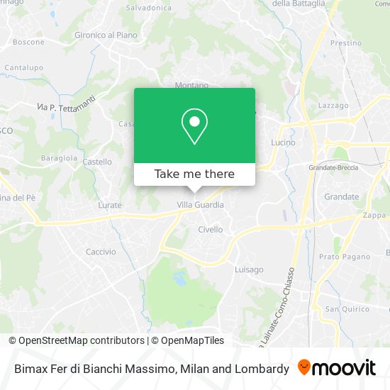 Bimax Fer di Bianchi Massimo map