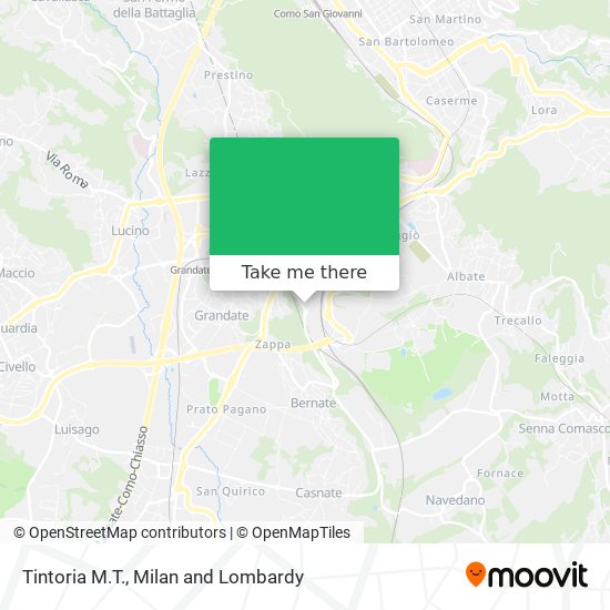 Tintoria M.T. map