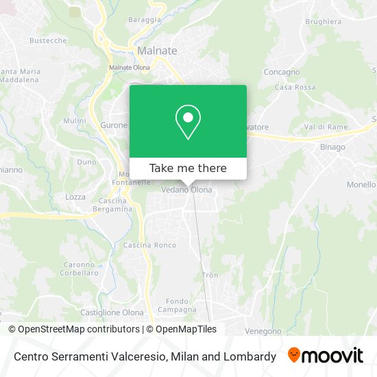 Centro Serramenti Valceresio map