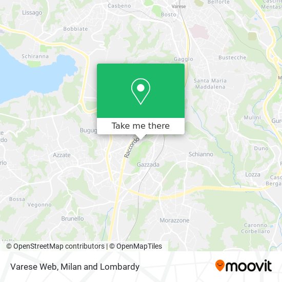 Varese Web map