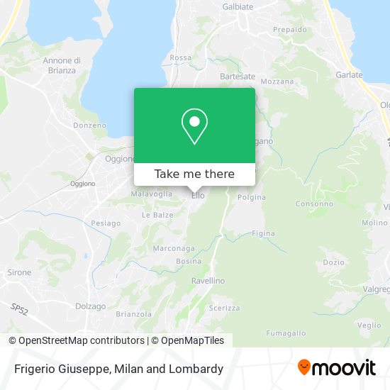 Frigerio Giuseppe map