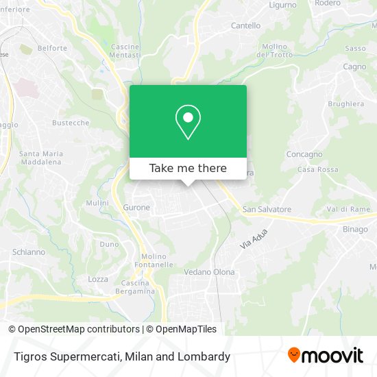Tigros Supermercati map