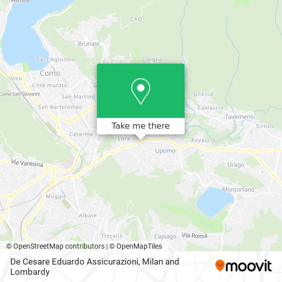 De Cesare Eduardo Assicurazioni map