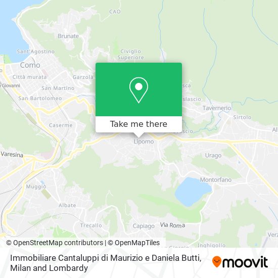 Immobiliare Cantaluppi di Maurizio e Daniela Butti map