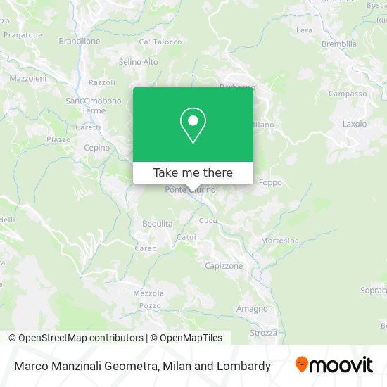 Marco Manzinali Geometra map