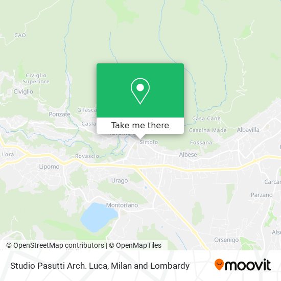 Studio Pasutti Arch. Luca map
