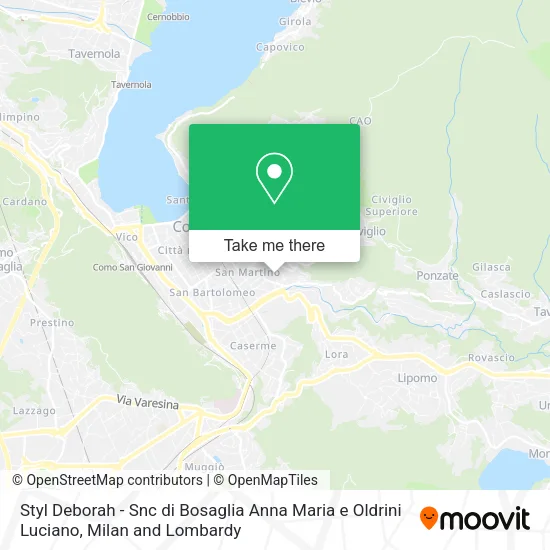 Styl Deborah - Snc di Bosaglia Anna Maria e Oldrini Luciano map