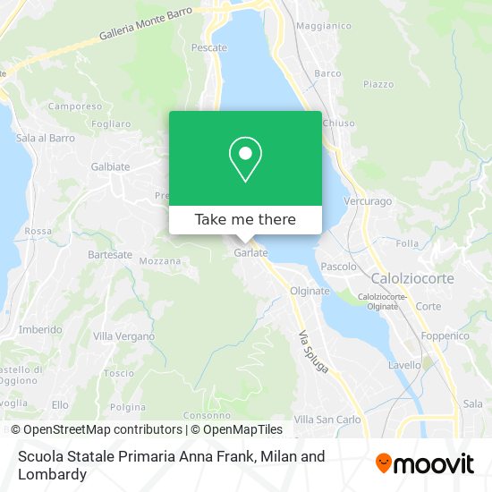 Scuola Statale Primaria Anna Frank map