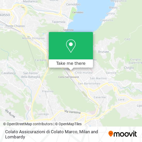 Colato Assicurazioni di Colato Marco map