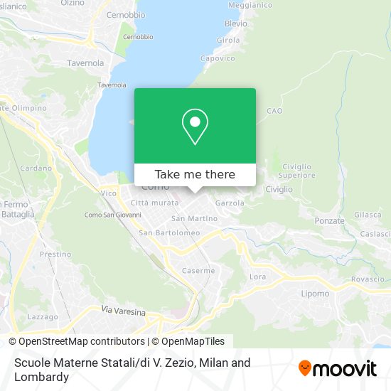 Scuole Materne Statali / di V. Zezio map