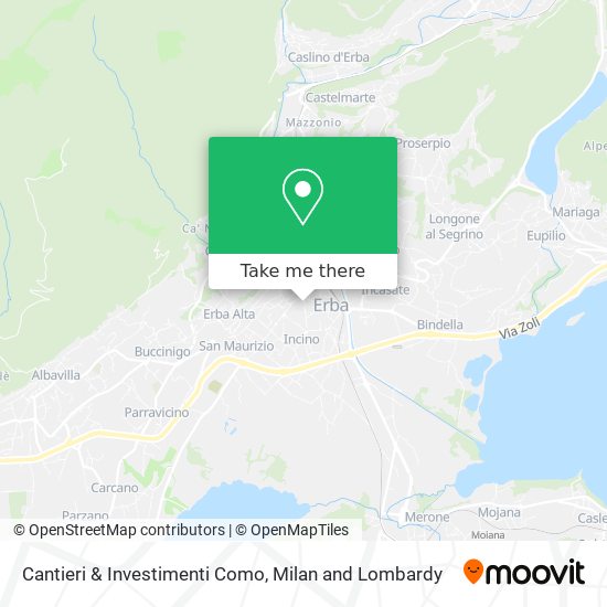 Cantieri & Investimenti Como map