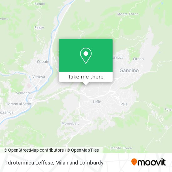 Idrotermica Leffese map