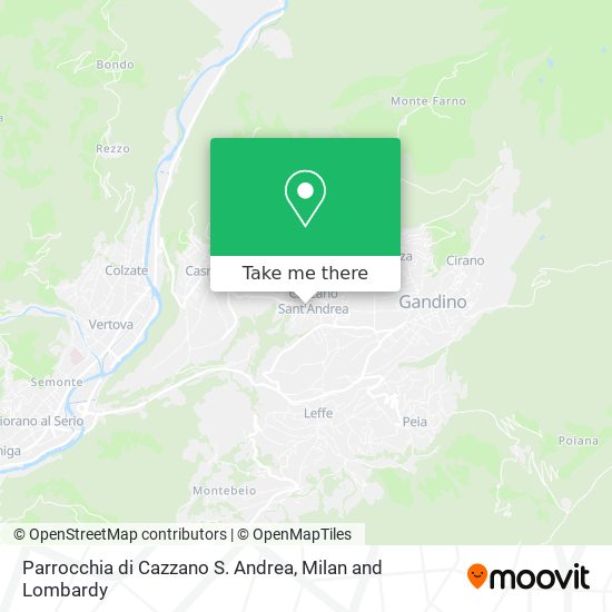 Parrocchia di Cazzano S. Andrea map